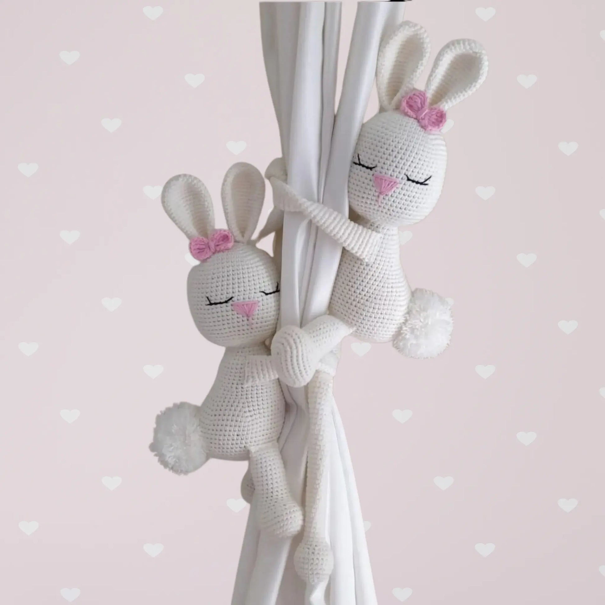 Dreamflake Wonderland Bunny Duo Curtain Holder My Store