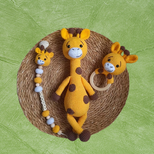 Safari Serenity Giraffe Little Treasures Set Mialuna Atelier