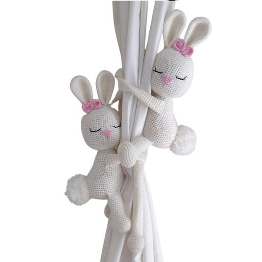 Dreamflake Wonderland Bunny Duo Curtain Holder My Store